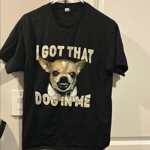 Fruit Of The Loom HD Cotton Funny Dog Graphic T-Shirt